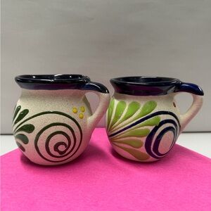 Colorful Ceramic Mugs with Artistic Design